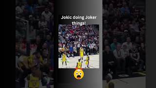😲👀Nikola Jokic doing Joker things #shorts #short #buzzerbeater