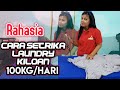 Rahasia Cara Setrika Kiloan 100kg/Hari Rapih dan Bagus