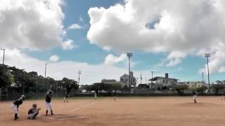 東風平中野球部　20160925　玉城中戦　永山　内野安打