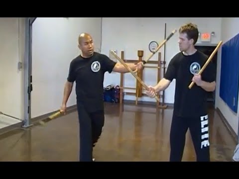 Kali - Lacoste 10 - Double Stick Sinawali Drill - YouTube