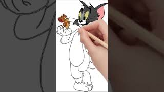 🖌️ How to Draw a Cute Cartoon Cat \u0026 Mouse | Easy Step-by-Step Drawing Tutorial 🎨