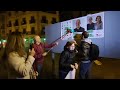 28m comienzo campaña electoral iu izquierda unida segovia. pegada carteles. Ángel galindo 12 5 2023