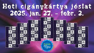 🔮𝗖𝗶𝗴𝗮́𝗻𝘆𝗸𝗮́𝗿𝘁𝘆𝗮 𝐣𝐨́𝐬𝐥𝐚𝐭: Összedől hétfőn? Újjáépítjük később!  (heti) 2025. jan. 27-től.