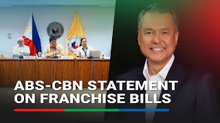 ABS-CBN statement to Congress on bills seeking to grant new franchise | ABS-CBN News