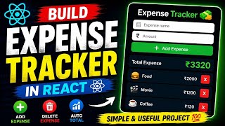 Build Expense Tracker in React 💸 (Simple & Useful Project)