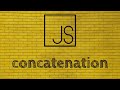 JavaScript string concatenation
