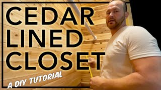 Cedar Lined Closets: A DIY Tutorial