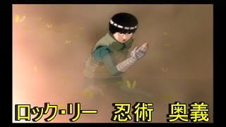 【NARUTOナルティメットアクセル２】ロック・リー　忍術　奥義