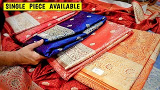 Pure Mashru Katan Silk Saree / Banaras Made Soft Silk Saree / Hand Woven Organza Mina Booti Saree