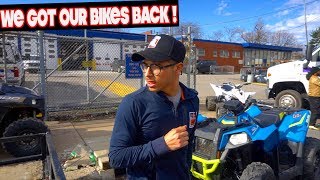 WE GOT OUR BIKES BACK ! | BRAAP VLOGS