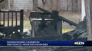 Grayson County woman severely burned in home explosion dies, officials say