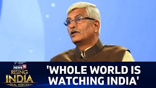 Union Minister Gajendra Singh Shekhawat: Whole World is Watching India | News18 Rising India