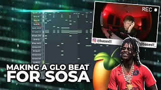 BASED1 Making A CRAZY GLO BEAT From Scratch | Making a Beat in FL Studio