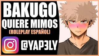 Bakugou quiere MIMOS 🥺🧡 | Roleplay Español | ASMR Bakugou