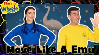 Marvin Wiggle | Move Like An Emu | Music Videos