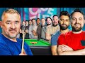 Stephen Hendry VS 10 Amateur Pool Players