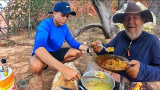 ELE VEIO DE GOIÁS EXPERIMENTAR NOSSA COMIDA - PESCARIA COM OS INSCRITOS !