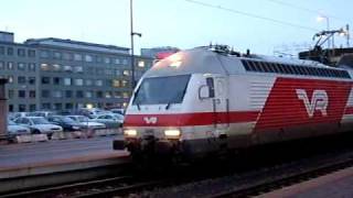 Finland VR SR2 IC Train at Tampere Station