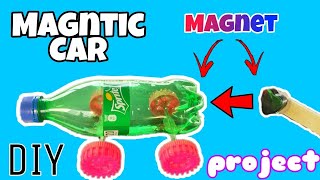 How To Make Magnetic Car #magneticcar #car #pritechminiproject #electriccar #toycar #lowcostcar #DIY