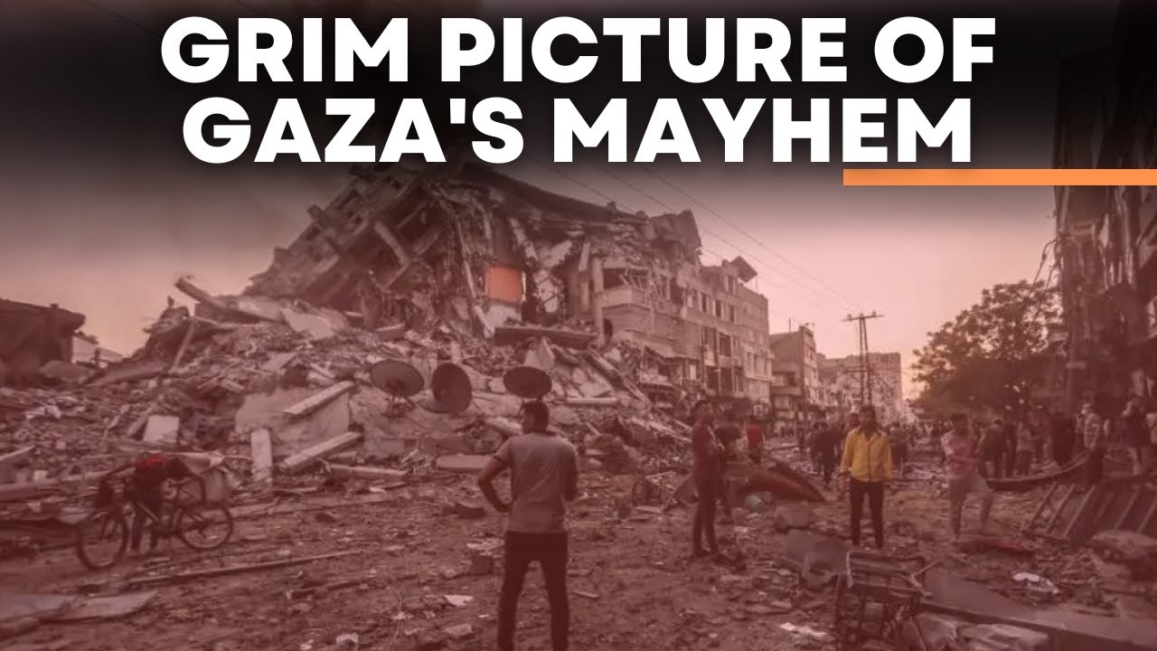 Gaza LIVE: Exclusive Drone Footage Of Destruction In Gaza After Israel ...