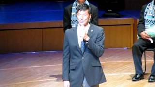 2011.1.23 川崎フロンターレ新体制発表会　寺田周平コーチ挨拶