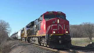 RAILREEL CN 396 CN 384 Grab Shots Ingersoll Ont Nov 8 2022