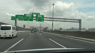 Driving Japan 1080p ,KINKI_Expressway：Higashiosaka JCT. → Kadoma JCT. 2017-07-08