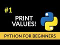 Python Beginner Tutorial #1 - Let's Print!