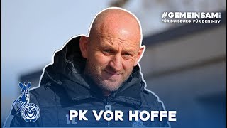 Temporäre Meinung | PK vor Hoffehneim | #MSVTSG - ZebraTV | 28.10.2019