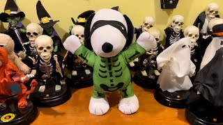 Gemmy (NEW for) 2024 Animated Musical Skeleton Snoopy