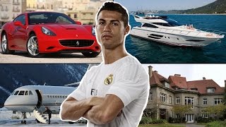 Cristiano Ronaldo ★ Evi ★ Arabaları ★ Özel Jeti ★ Yatı ★