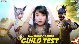 🔴FREE FIRE LIVE WITH SUNSHINE AND 1 VS 4 GUILD TEST😎✌ Free Fire Live! #fflive #girlgamer #1million