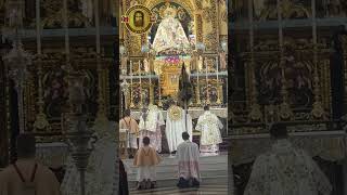 Eucharist Procession in the Cathedral Basilica of Our Crowned Mother of Palmar.