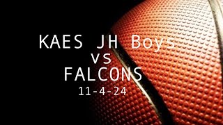 KAES vs Falcons Basketball Boys 2024