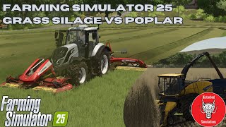 GRASS SILAGE VS POPLAR - THE 1 MILLION DOLLAR FARM | FARMING SIMULATOR 25