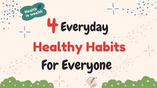 Healthy Habits for Everyone 📝 #habits #good #everyone #viral