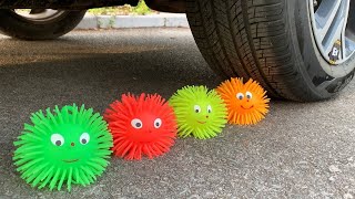 Tire Crushing Things By Experiment Car | Car Crushing | crushing crunchy and soft things by car Asmr