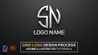 Letter Logo design illustrator | Logo Design Tutorial | Simple Logo Design #2 Designers Family
