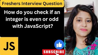 JavaScript Program to Check if a Number is Odd or Even | Javascript Coding #javascript #programming