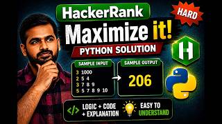 HackerRank Maximize It! Solution in Python 🔥 | Step-by-Step Explanation
