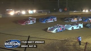 Highlights: World of Outlaws Late Model Series Tyler County Speedway May 24th, 2015