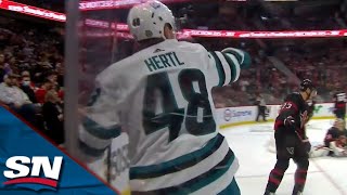 Sharks Respond As Erik Karlsson Sets Up Tomas Hertl's Second Goal Of The Night With A Sweet Dish