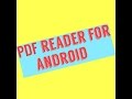 PDF reader for android