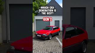 Which #crx generations is the best? #hondacrx #delsol