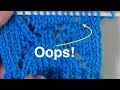 Fixing Yarn Over Mistakes // Technique Tuesday