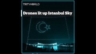 Turkey marks anniversary of failed coup attempt with drone light show