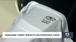 Tracking tariff impact on everyday items