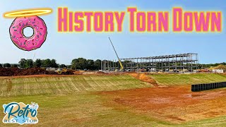 Historical American Baptist Churches Holy Donut Building Torn Down For A Top Golf | Gone Forever