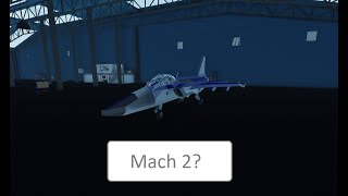 Stormworks E-4 Plane Prototype Speed Test! (Mach 2?)