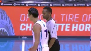 林書豪 Jeremy Lin's Offense \u0026 Defense Highlights 2016-03-17 Hornets VS Magic